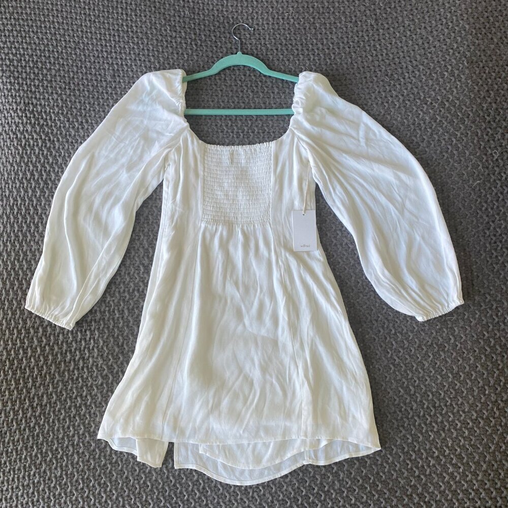 NWT Aritzia Wilfred Novella Mini Dress in Size 8 - Picture 5 of 7